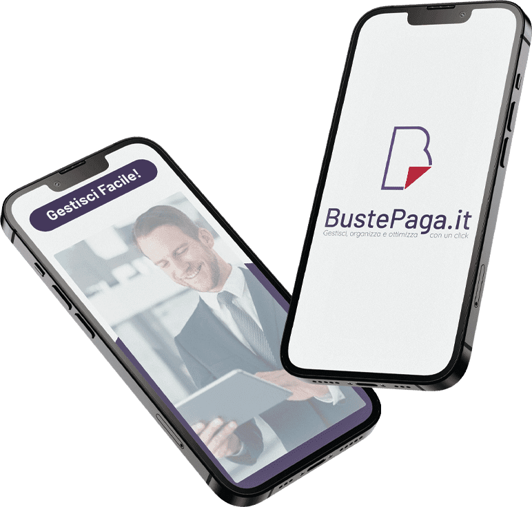 grafica telefoni con logo buste paga